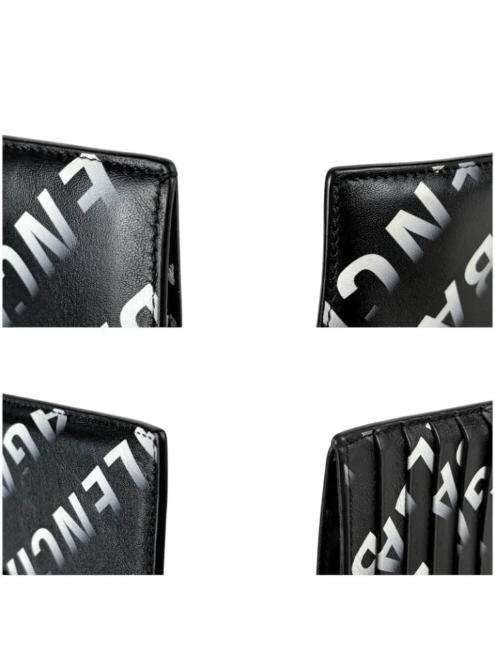 Balenciaga Graffiti Logo Print Fragment Case Card Coin